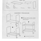 SOGA 2X 2 Tier 500x500x950 Stainless Steel Square Tube Drink Wine Food Utility Cart