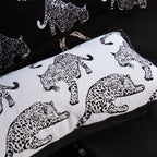 SOGA 2X 30cm Throw Pillow White Leopard Light Luxury Lumbar Decorative Cushion for Living Room