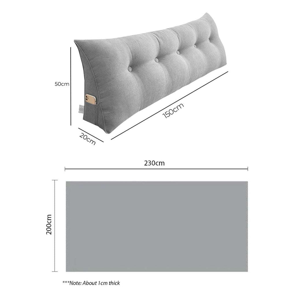 SOGA Home & Living Bundle – Grey Striped Flannel Throw & Silver Triangular Wedge Pillow $ 0