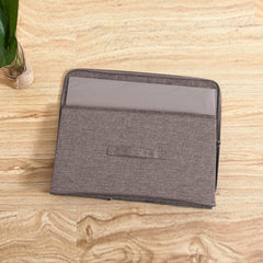 SOGA Coffee Small Portable Double Zipper Storage Box Moisture Proof Clothes Basket Foldable Home Organiser