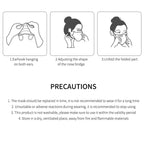 20 Pcs Anti Dust Filter Disposable Protective Sanitary Face Mask Kids