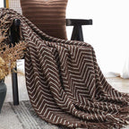 SOGA 2X Chocolate Brown Throw Blanket 130x170cm Soft Polyester $ 161