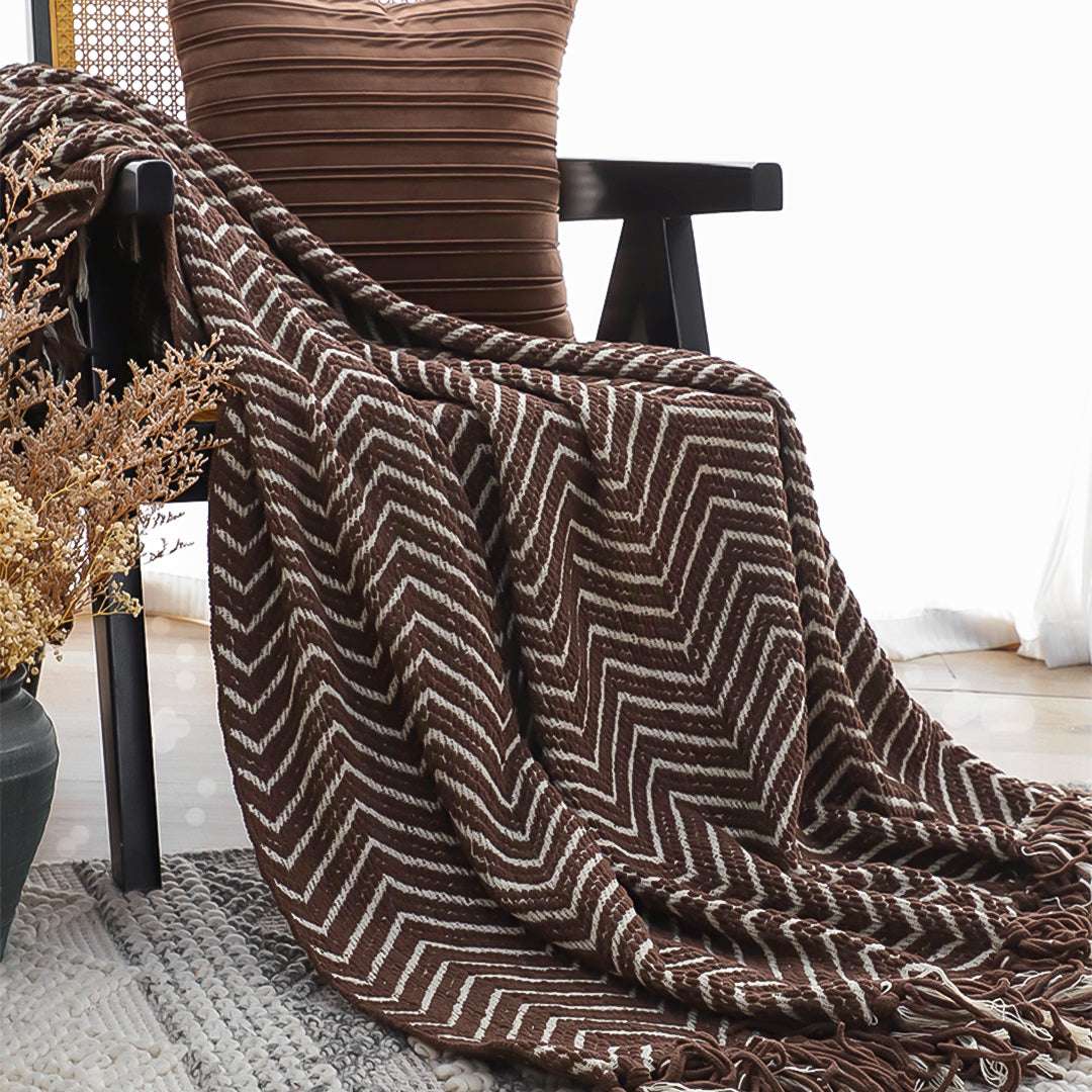 SOGA 2X Chocolate Brown Throw Blanket 130x170cm Soft Polyester $ 161
