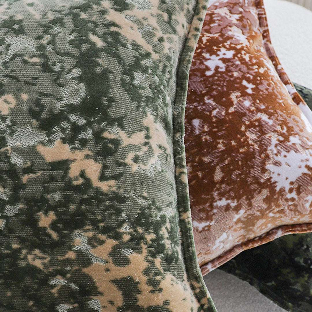 SOGA 2X 50cm Green Gold Crushed Velvet Decorative Throw Pillow $ 129