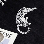 SOGA Three-Seater Black Leopard Print 90x210cm Throw Blanket Sofa Cover $ 104