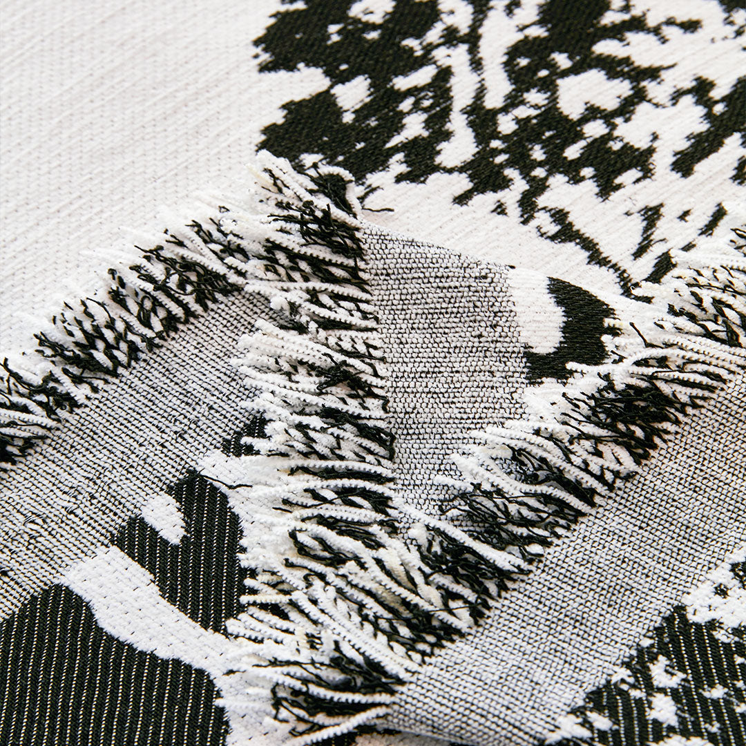 SOGA Four-seater White Sofa Cover Tree Print 180x420cm Polyester