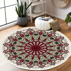 SOGA 2X 120cm Mandala Modern Ethnic Tassel Print Anti-slip Doormat Home Decor