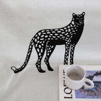 SOGA One-seater White Sofa Cover Leopard Print 130x180cm Polyester $ 79