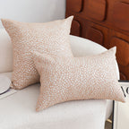 SOGA 2X 35cm Neutral Beige Speckled Pattern Contemporary Throw Pillow