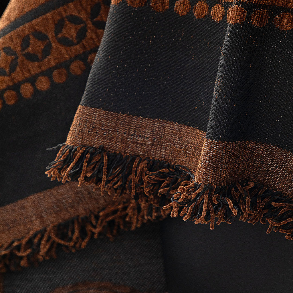 SOGA Three-seater Brown Sofa Cover Leopard Print 180x340cm Polyester