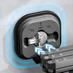 SOGA 127.5cm Suction-Mounted Retractable Clothing Drying Rack Foldable Hanger