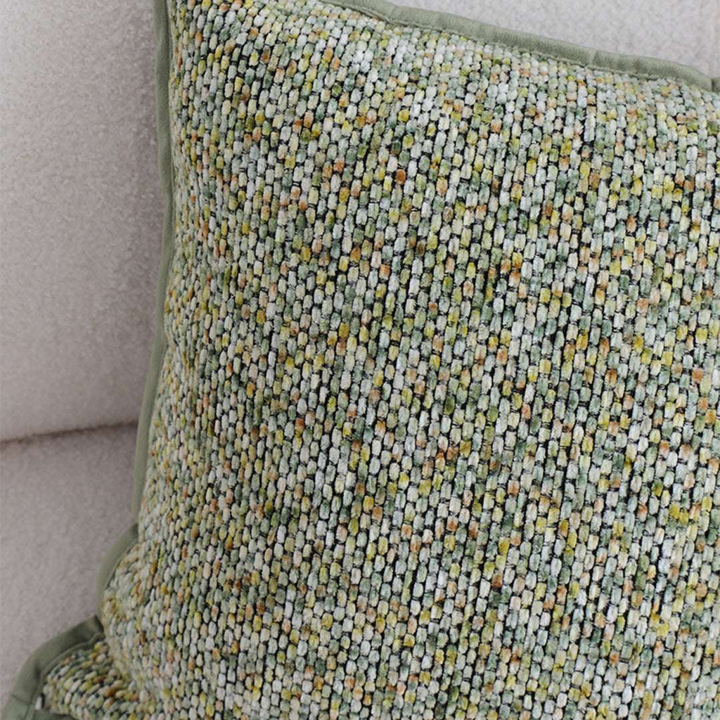 SOGA 2X Woven Cushion 45cm Green Yellow Multi-Color Textured Decorative Throw Pillow $ 129