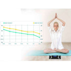 SOGA 2X Glass LCD Digital Body Fat Scale Bathroom Electronic Gym Water Weighing Scales Black