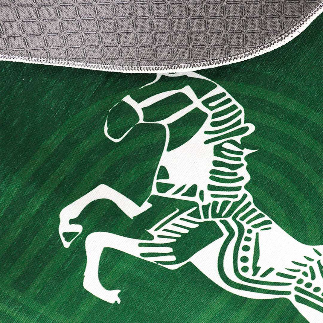 SOGA Three-Seater Green Horse Print 90x210cm Throw Blanket Sofa Cover $ 125