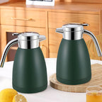 SOGA 2.2L Stainless Steel Water Bottle Insulated Vacuum Flask Coffee Jug Thermal Green