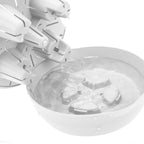 SOGA 19.5cm White Plastic Plant Pot Self Watering Planter Flower Bonsai Indoor Outdoor Garden Decor Set of 2