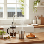 SOGA 175ml Stainless Steel Cups Set of 6 Reusable Durable Silver Drinking Tumblers $ 44