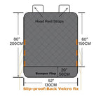 SOGA 2X Premium Car Trunk Pet Mat Boot Cargo Liner Waterproof Seat Cover Protector Hammock Non-Slip Pet Travel Essentials