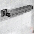 SOGA 2X 93.2cm Suction-Mounted Retractable Clothing Drying Rack