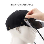 Outdoor Protective Hat for Adults – Full Face HD Shield Cover - White