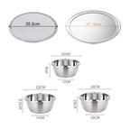 SOGA Kitchenware Bundle – Pizza Pans, Aluminum Baking Tray & Stainless Steel Colander Set $ 115