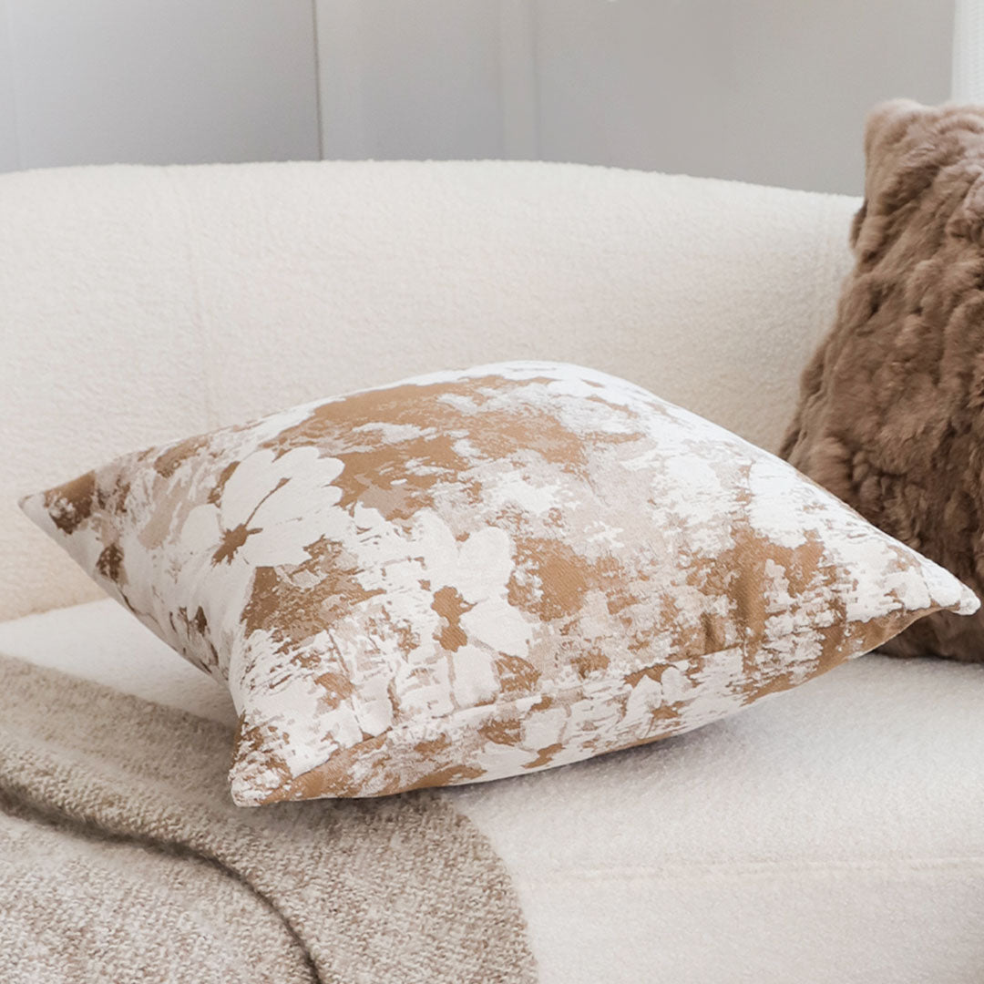 SOGA 2X 50cm Rustic Weathered Paint Effect Decorative Lumbar Throw Pillow