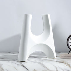SOGA 2X 31x32cm Ornament Modern Minimalist Bottle Holder Stylish Cylindrical Stand and Plant Pots for Home Décor