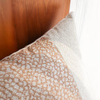 SOGA 2X 35cm Contemporary Beige Two-Tone Block Design Throw Pillow