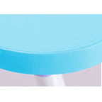 SOGA Blue Portable Bed Table Adjustable Foldable Bed Sofa Study Table Laptop Mini Desk with Notebook Stand Card Slot Holder Home Decor