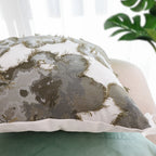 SOGA 2X 45cm Abstract Gray Floral Watercolor Print Contemporary Throw Pillow