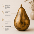 SOGA (8x11cm) Brown Ceramic Ornament Home Decor