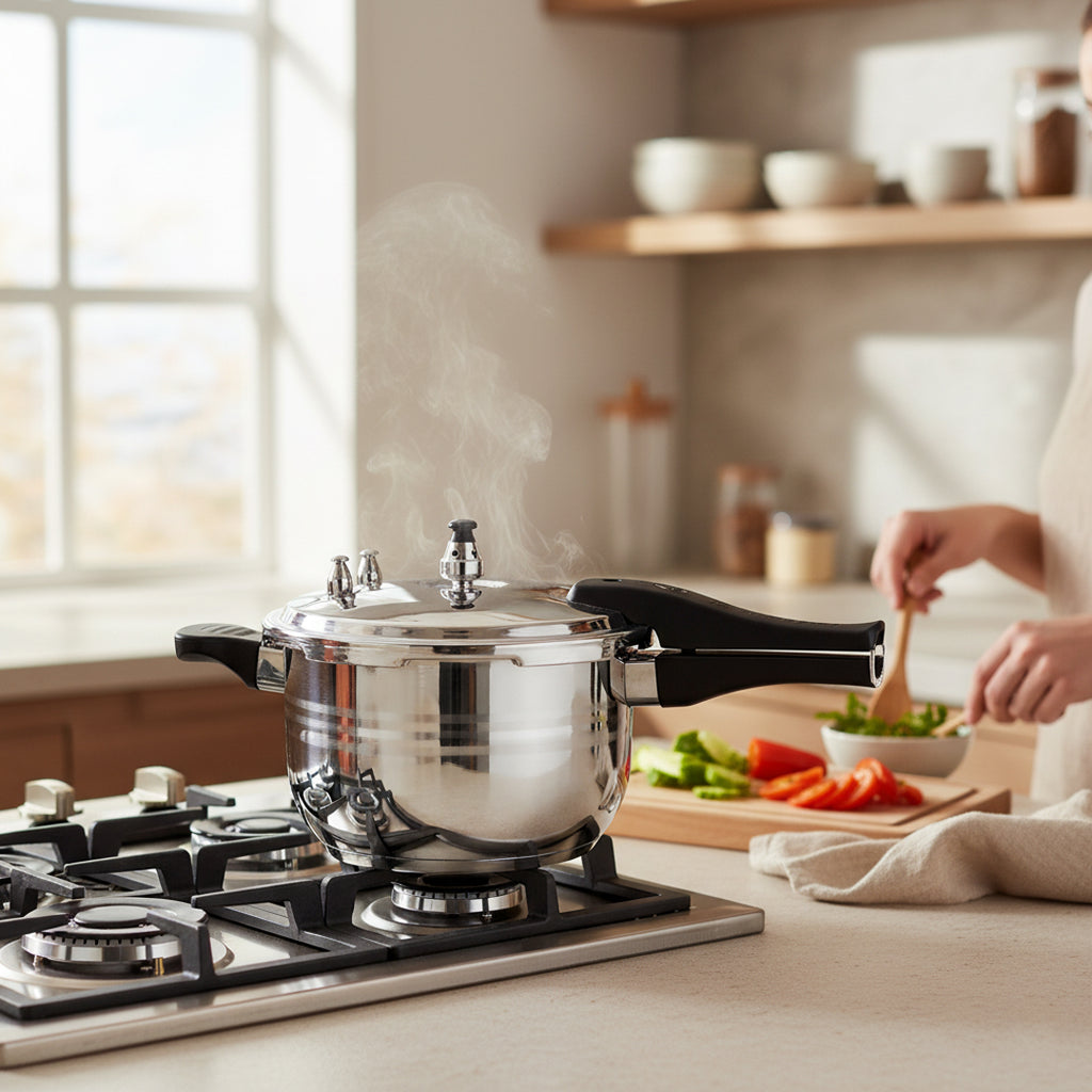4L Commercial Grade Stainless Steel Pressure Cooker With Seal