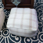 SOGA 2X 40cm Pouf Soft Polyester Cotton Pillow with EPP Particle Insert Home Decor