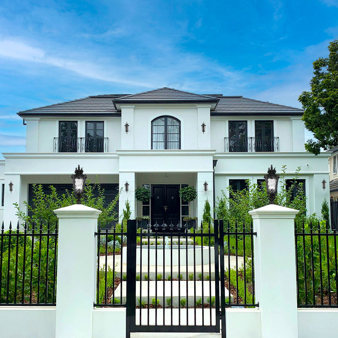 Vintage Lantern 2X 63.5cm Outdoor Post Lantern Light Classic Charm Elegant Patio Antique Inspired Outdoor Lighting