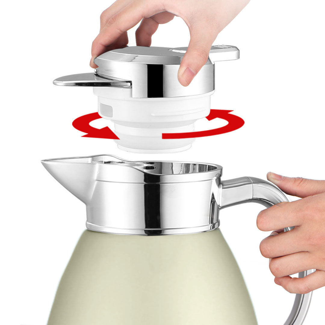 Soga 1.8L GoldColor 3-Layer Vacuum Insulated Water Bottle