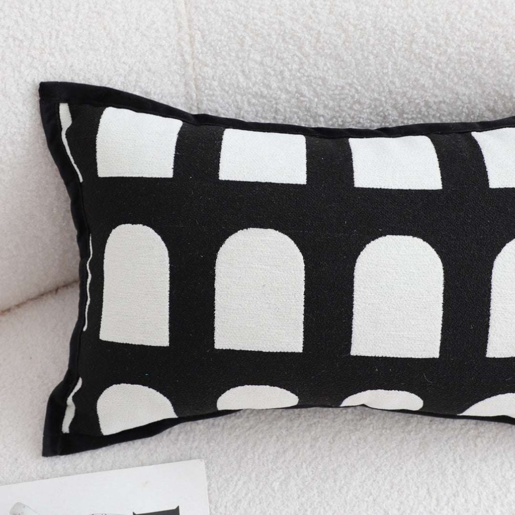 SOGA 2X 30cm Contemporary Black White Geometric Pattern Throw Pillow $ 133