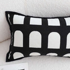 SOGA 2X 30cm Contemporary Black White Geometric Pattern Throw Pillow $ 133
