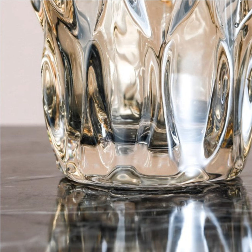 SOGA 29cm Glass Clear Vase Crystal VASE Thick Modern Home Decor