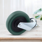 SOGA 2 x 4" Heavy Duty Polyurethane Swivel Castor Wheels