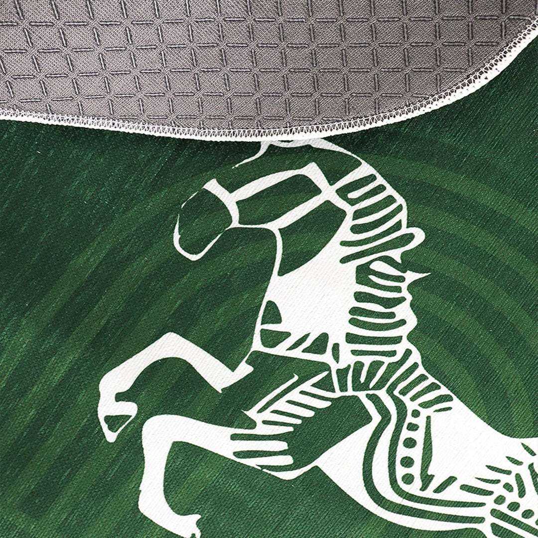 SOGA Two-Seater Green Horse Print 90x180cm Throw Blanket Sofa Cover $ 111