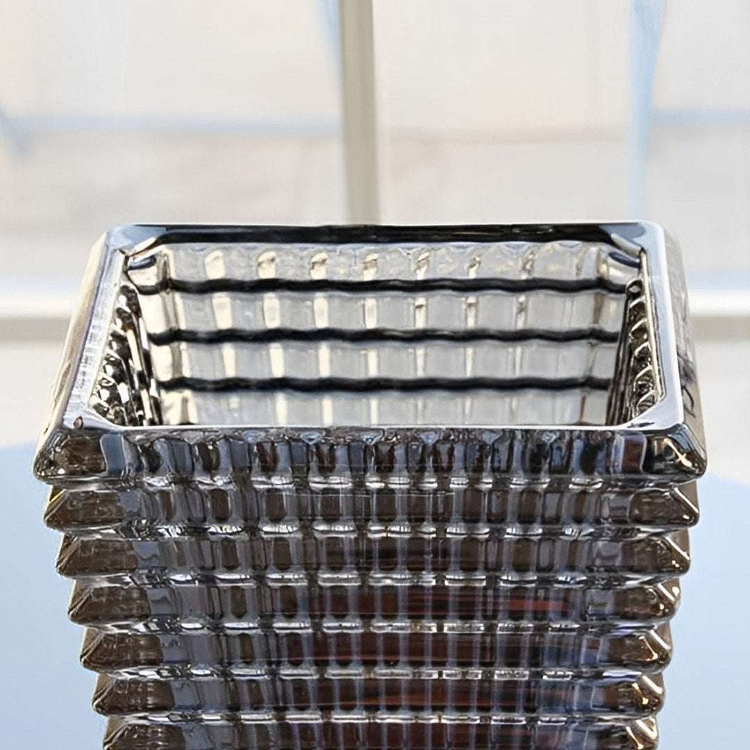 SOGA 28cm Modern Gray Ceramic Glass Vase Home Decor $ 71