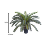 SOGA 2X 155cm Artificial Indoor Cycas Revoluta Cycad Sago Palm Fake Decoration Tree Pot Plant