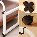 SOGA 140x45cm Bed Laptop Desk/Table with Movable Wooden Cross for Versatile Home Office