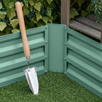 SOGA 60cm Hexagon Shape Galvanised Raised Garden Bed Vegetable Herb Flower Outdoor Planter Box