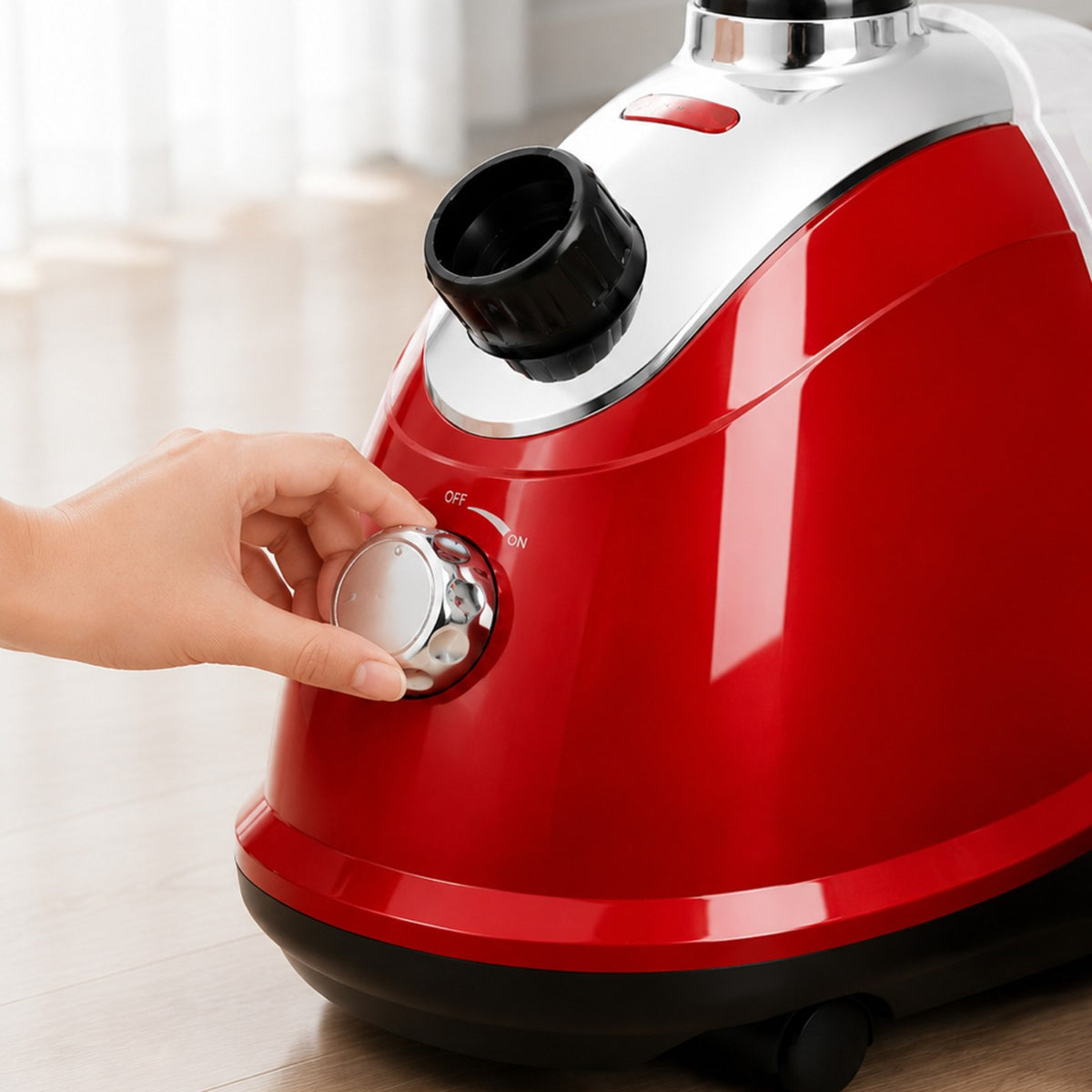 SOGA Garment Steamer Portable Cleaner Steam Iron Red
