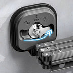 SOGA 2X 93.2cm Suction-Mounted Retractable Clothing Drying Rack Foldable Hanger