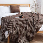 SOGA 2X Chocolate Brown Throw Blanket 130x170cm Soft Polyester $ 161