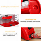SOGA Garment Steamer Portable Cleaner Steam Iron 80MINS Red