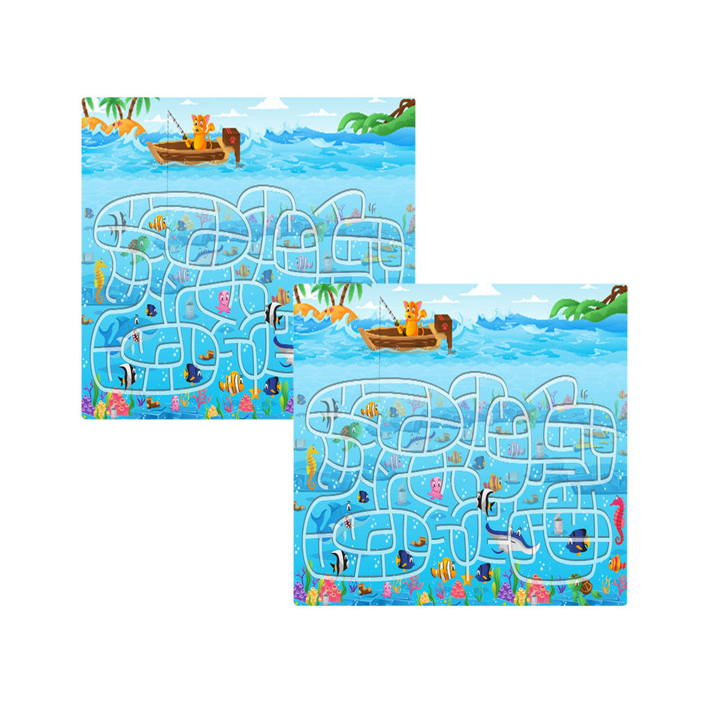 SOGA 2X 120cm Kids Rug Street Map Play Mat Educational Baby Theme Park Area Rugs $ 151.50