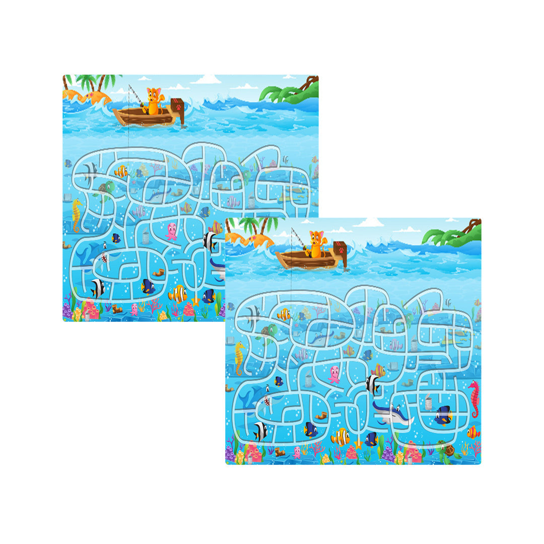 SOGA 2X 120cm Kids Rug Street Map Play Mat Educational Baby Theme Park Area Rugs $ 151.50